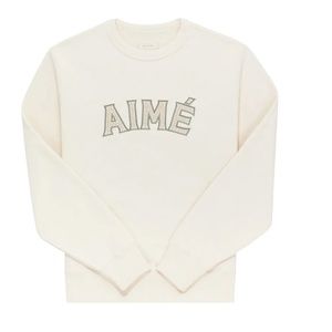 Aime Leon Dore Raffia Appliqué Crewneck Sweatshirt